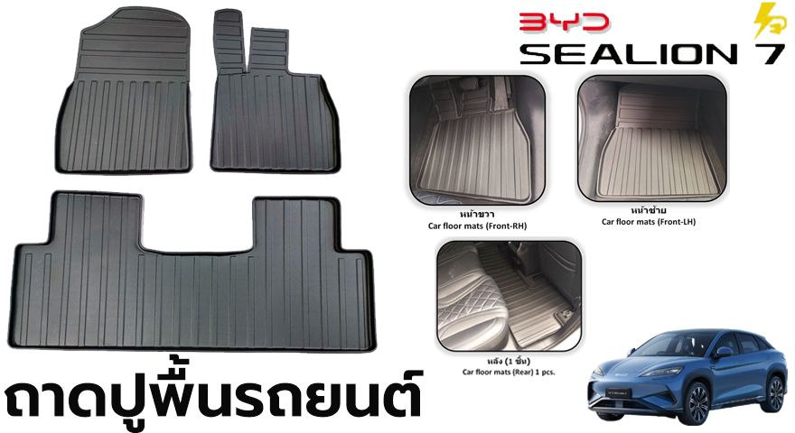 Car floor mats (3 pcs.)